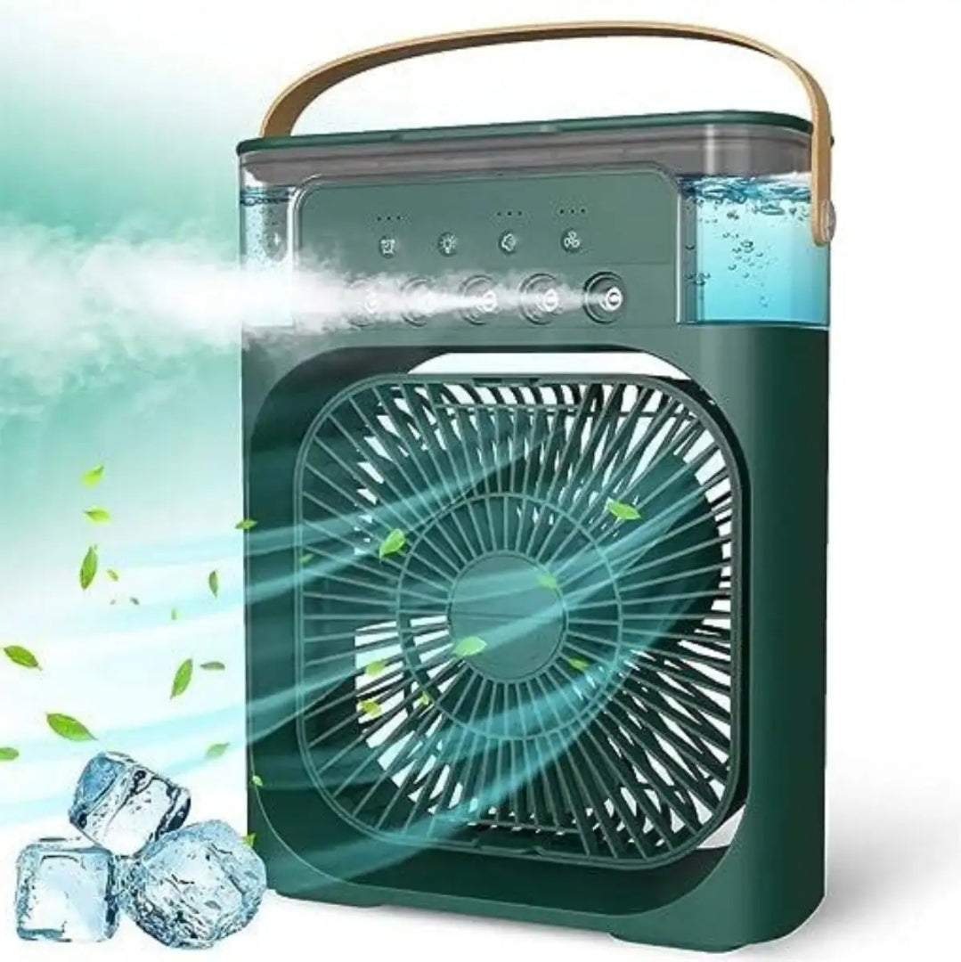 3 In 1 Fan Alr Conditioner Household
Water Mist USB Fan Small Air Cooler
LED Night Light Portable Humidifier Air
Adjustment Fan